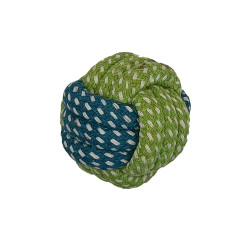 Mordedor pelota pequeña de cuerda de algodón trenzado